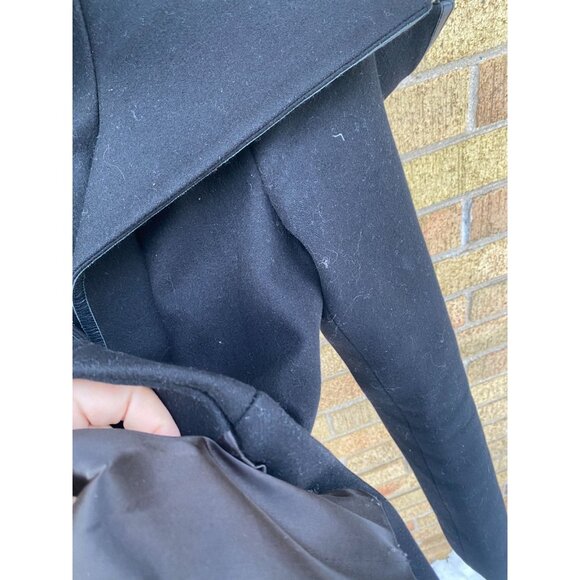 Mackage Steffy Wool Cashmere Black Long Heavy Coat Toggle Closure Women’s XS - Picture 9 of 10